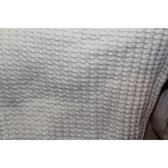 Mate the Label Organic Cotton Waffle Knit Relaxed Hoodie Sweatshirt BONE NWT XS - Picture 6 of 7